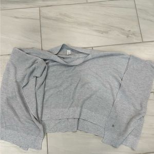 Lululemon os light gray sweater